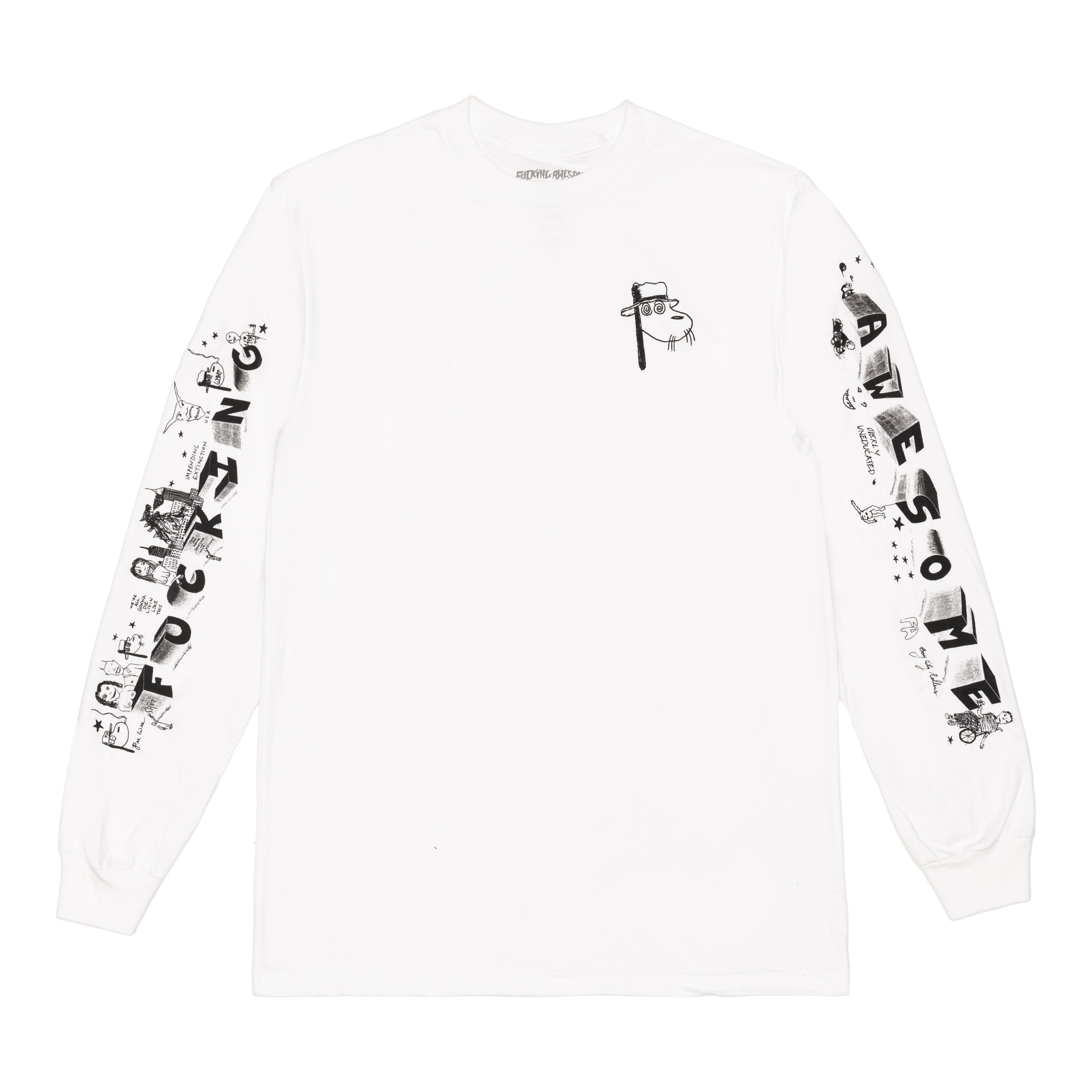 Very Goods | Fucking Awesome Block Letters L/S Tee (FA19Q4D5)