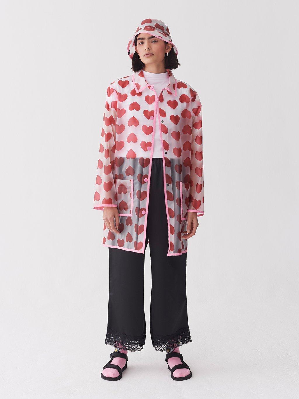 LAZY OAF - LAZY OAF レインボーハートハイネックニット LO - My Melody Fitted Knit Vest – Lazy Oaf