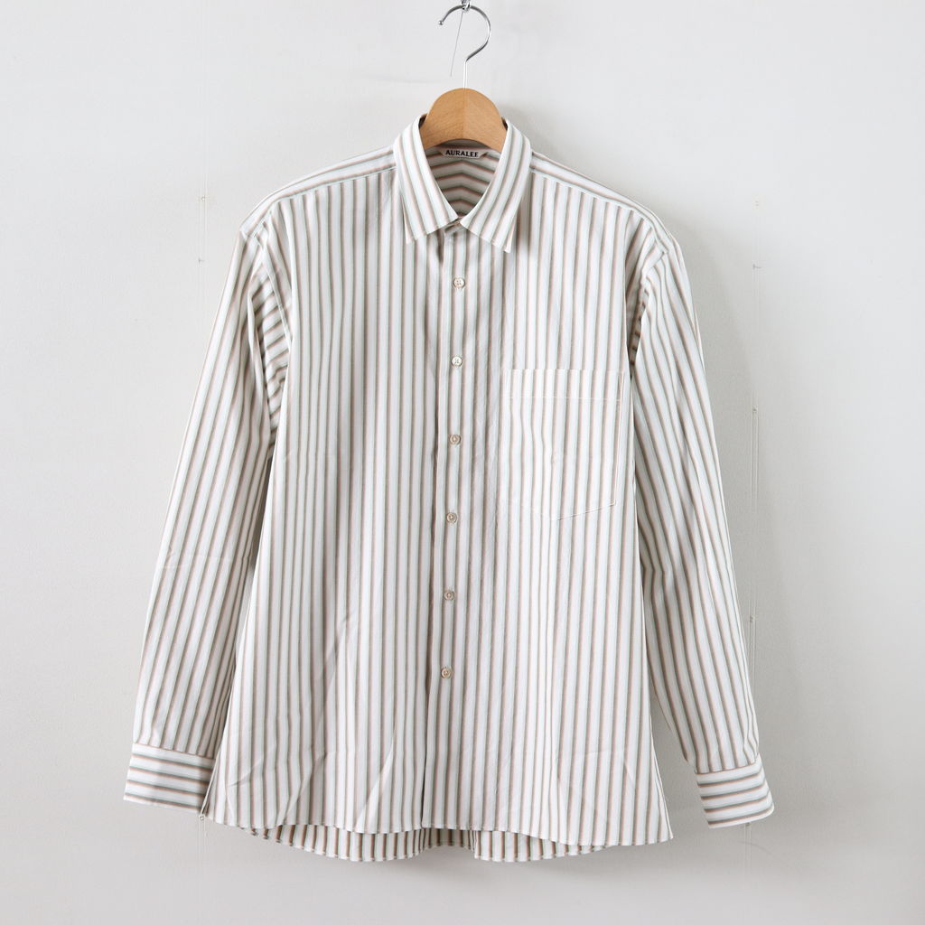 Very Goods | AURALEE | オーラリー WASHED FINX TWILL STRIPE