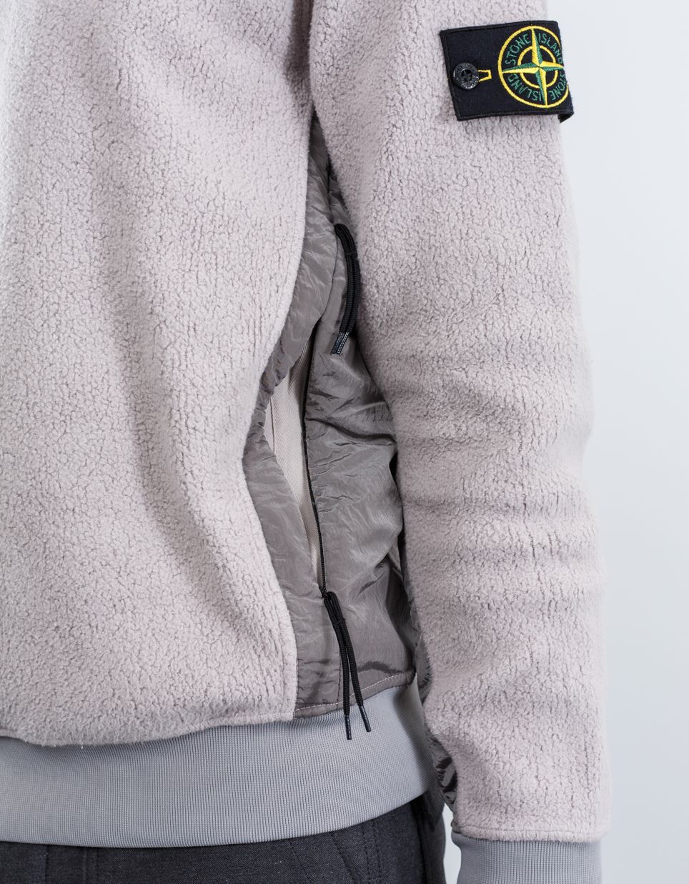【STONE 】Garment Dying Hoodie★761564151 V0001 STONE ISLAND Garment Dyed Popover Hoodie 'Grey Marl