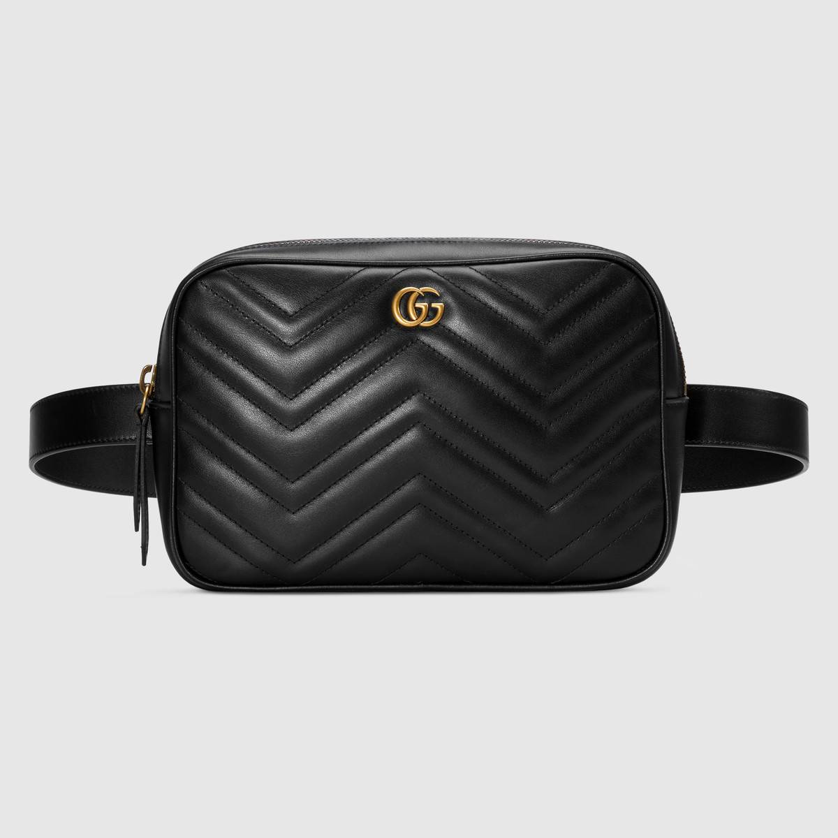 gucci marmont matelasse belt bag
