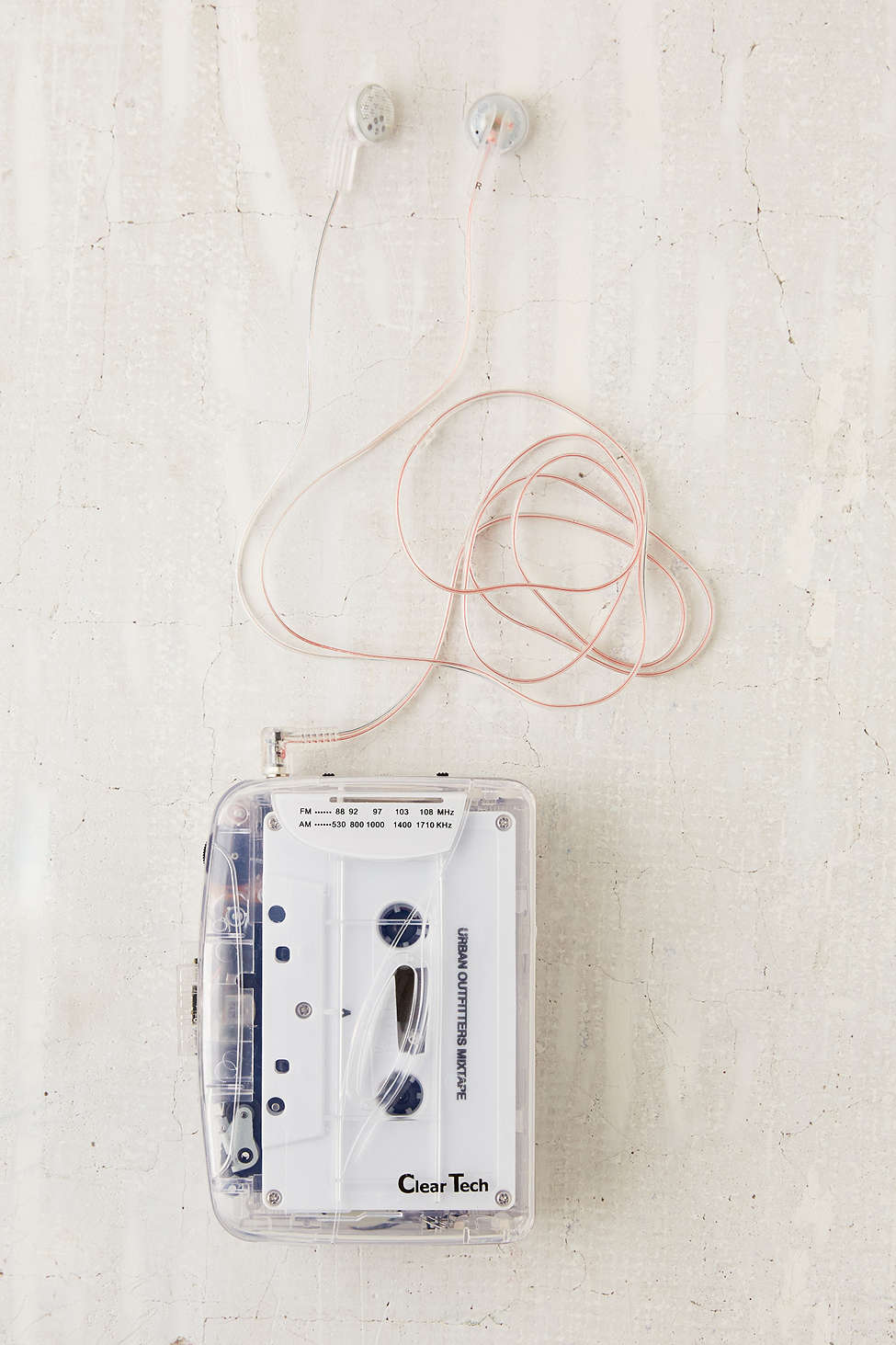 Very Goods Clear Cassette Player Urban Outfitters