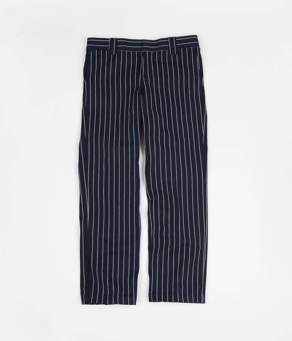 striped work pants