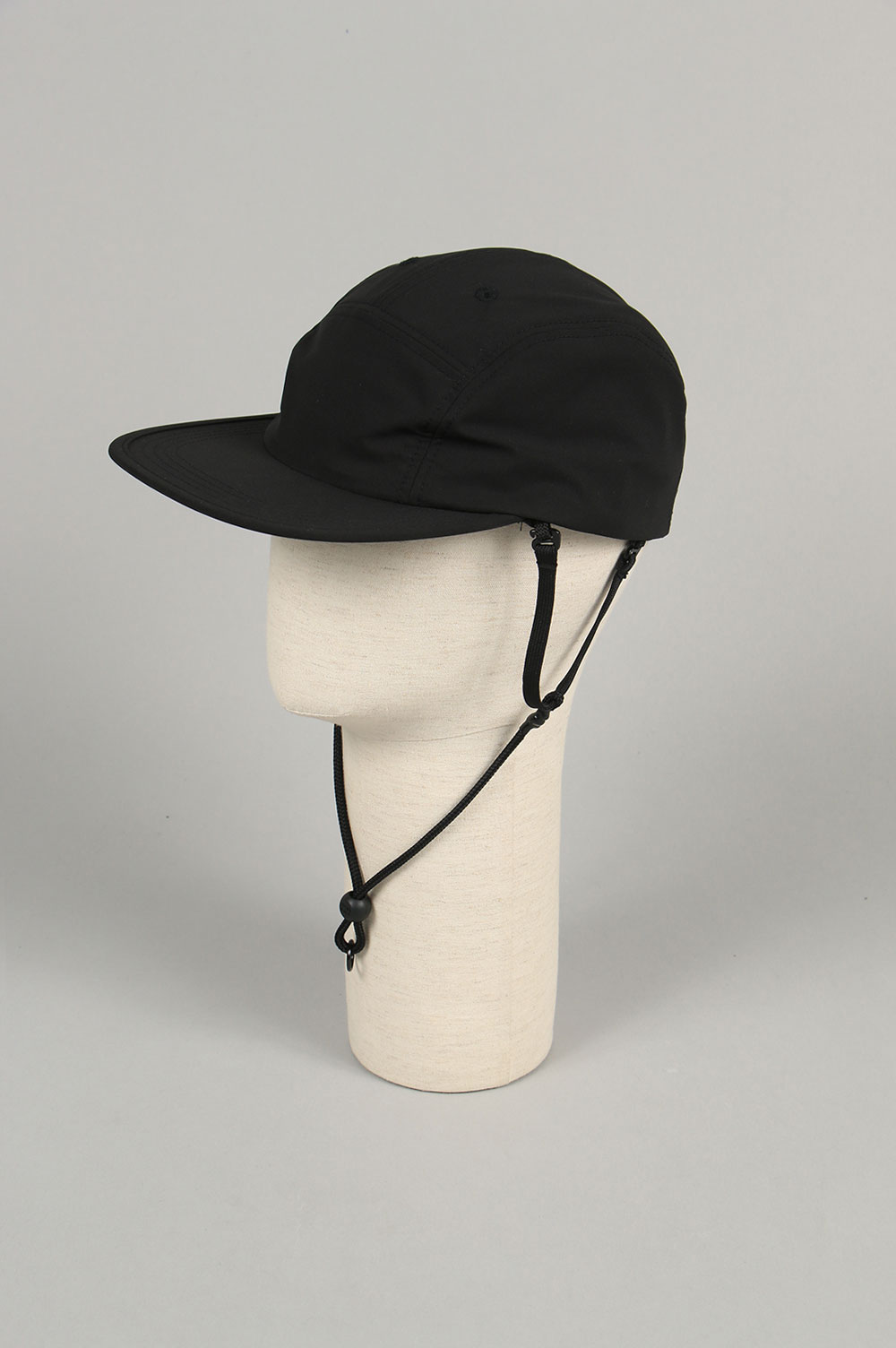 Very Goods | Tech 5Panel Cap with Strap - BLACK (BC-35020
