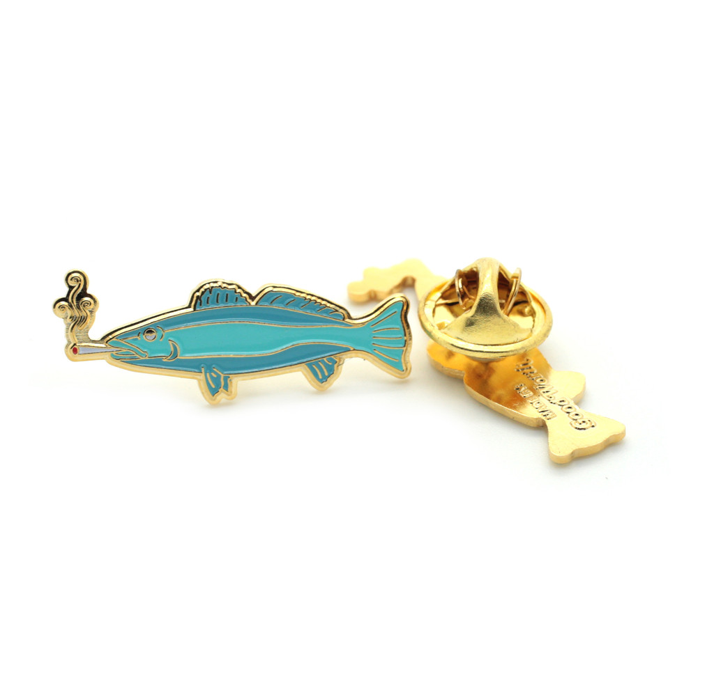 Very Goods | Smoking Fish Pin – Good Worth & Co.