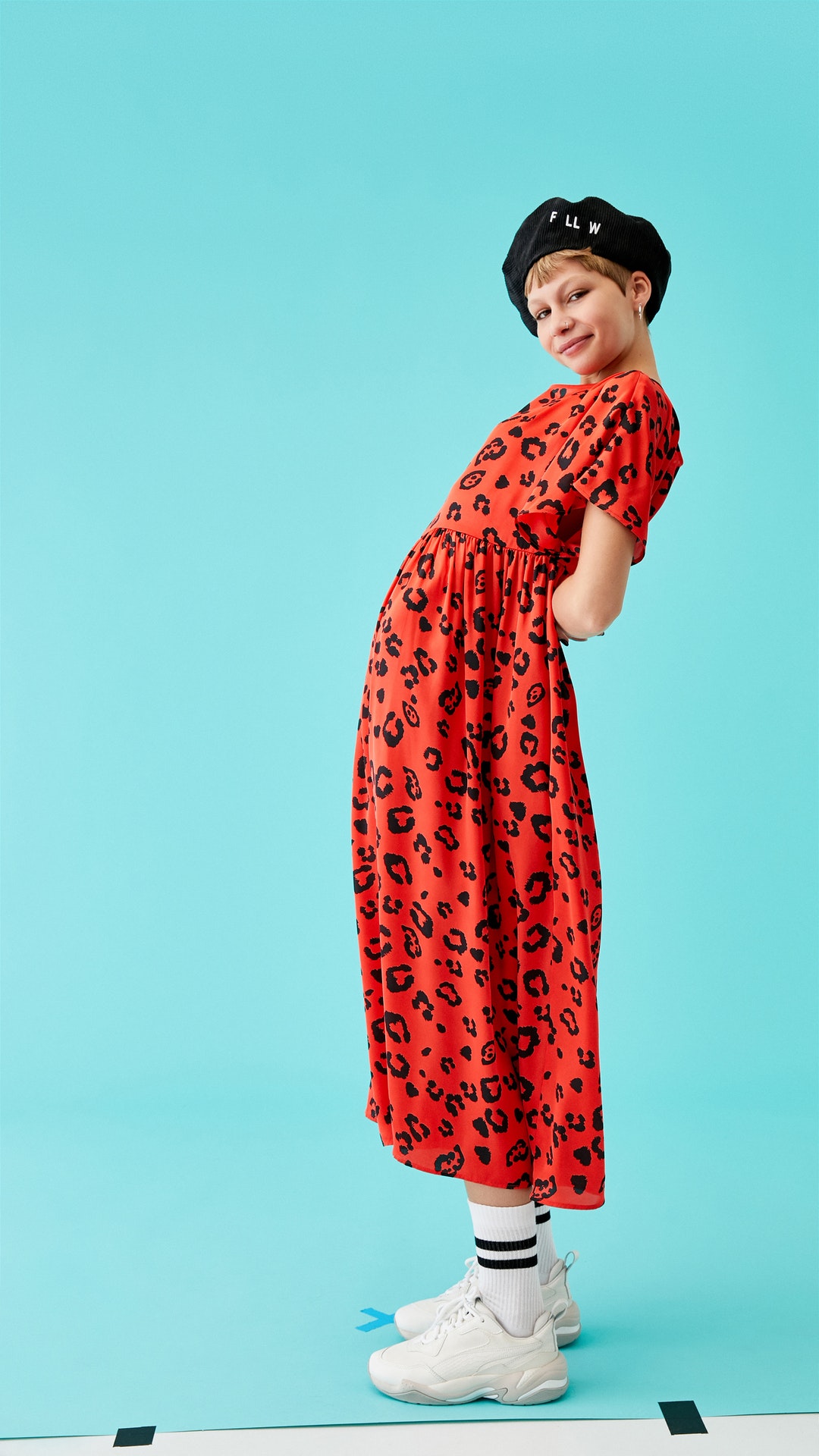 red leopard print dresses