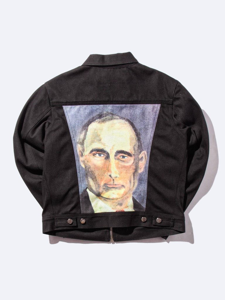 Very Goods | Buy ENFANTS RICHES DÉPRIMÉS Putin Denim Jacket Online