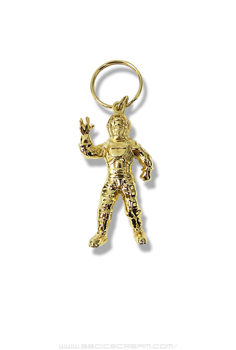 Very Goods Billionaire Boys Club Astronaut Keychain GOLD Accessories Billionaire Boys Club Billionaire Boys Club Icecream