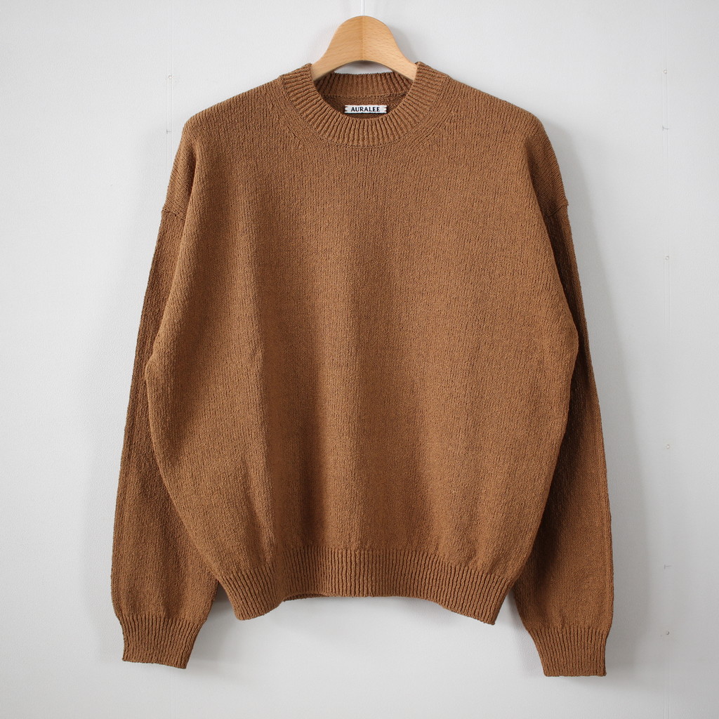 Very Goods | AURALEE | オーラリー CORKSCREW YARN KNIT P/O #LIGHT