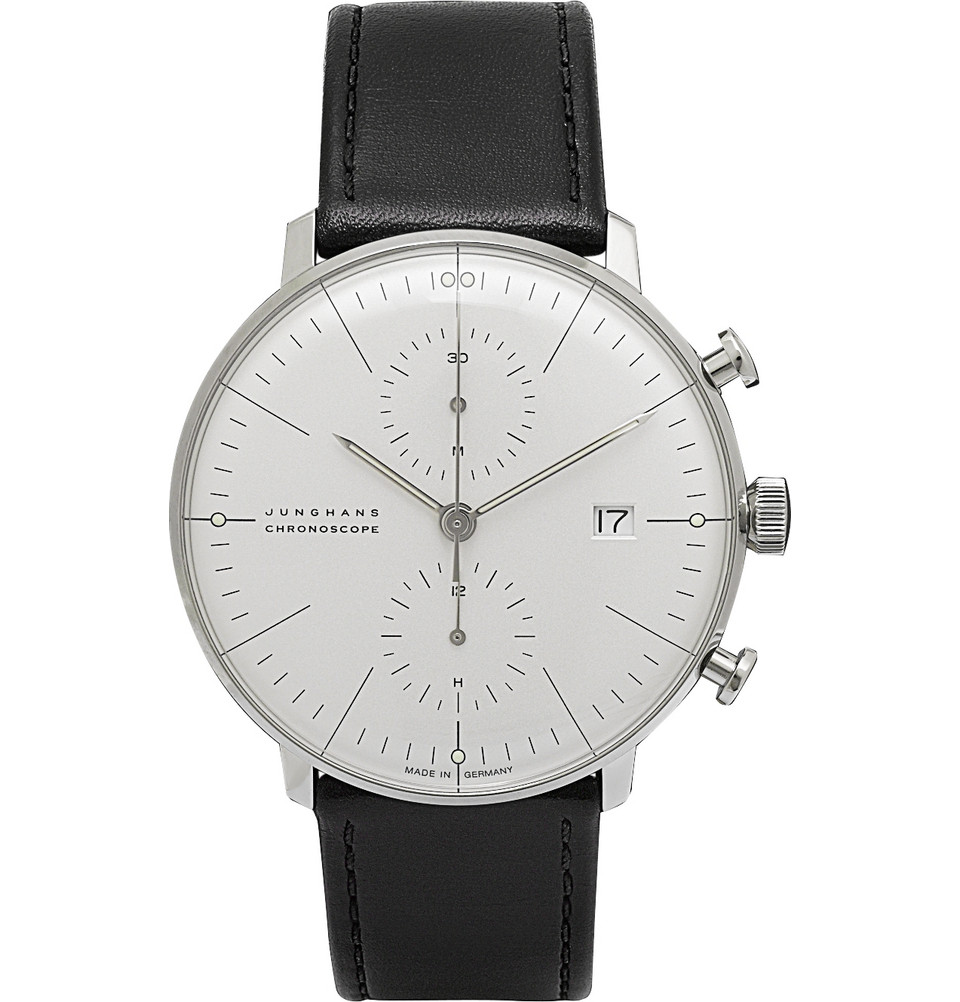 Very Goods | Junghans - Max Bill Stainless Steel and Leather ...