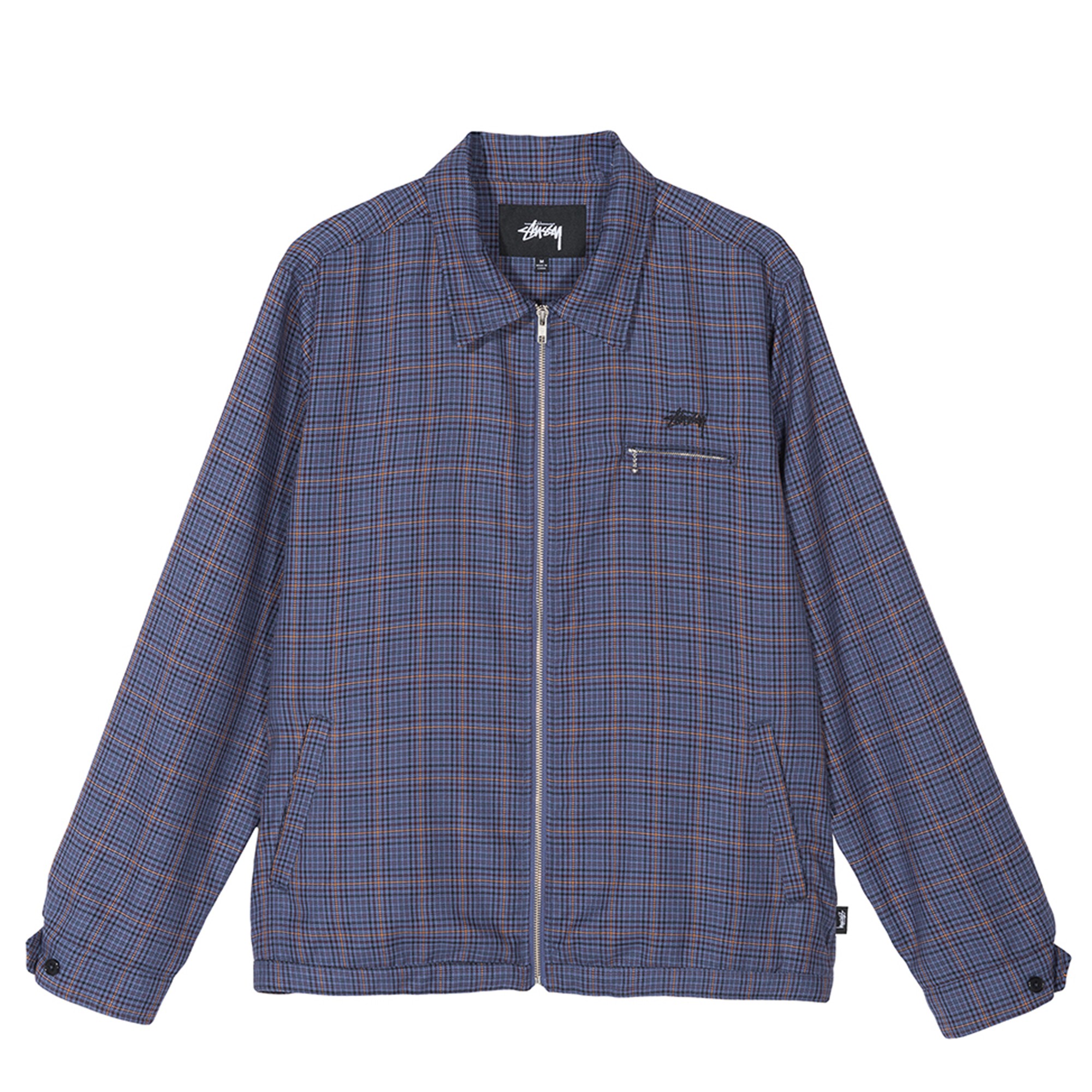 Very Goods | Stussy Mini Check Bing Jacket (Blue)