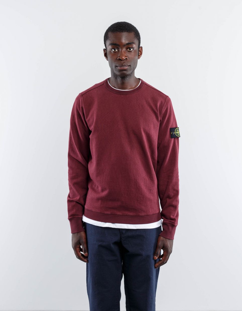 stone island old effect sweatshirt