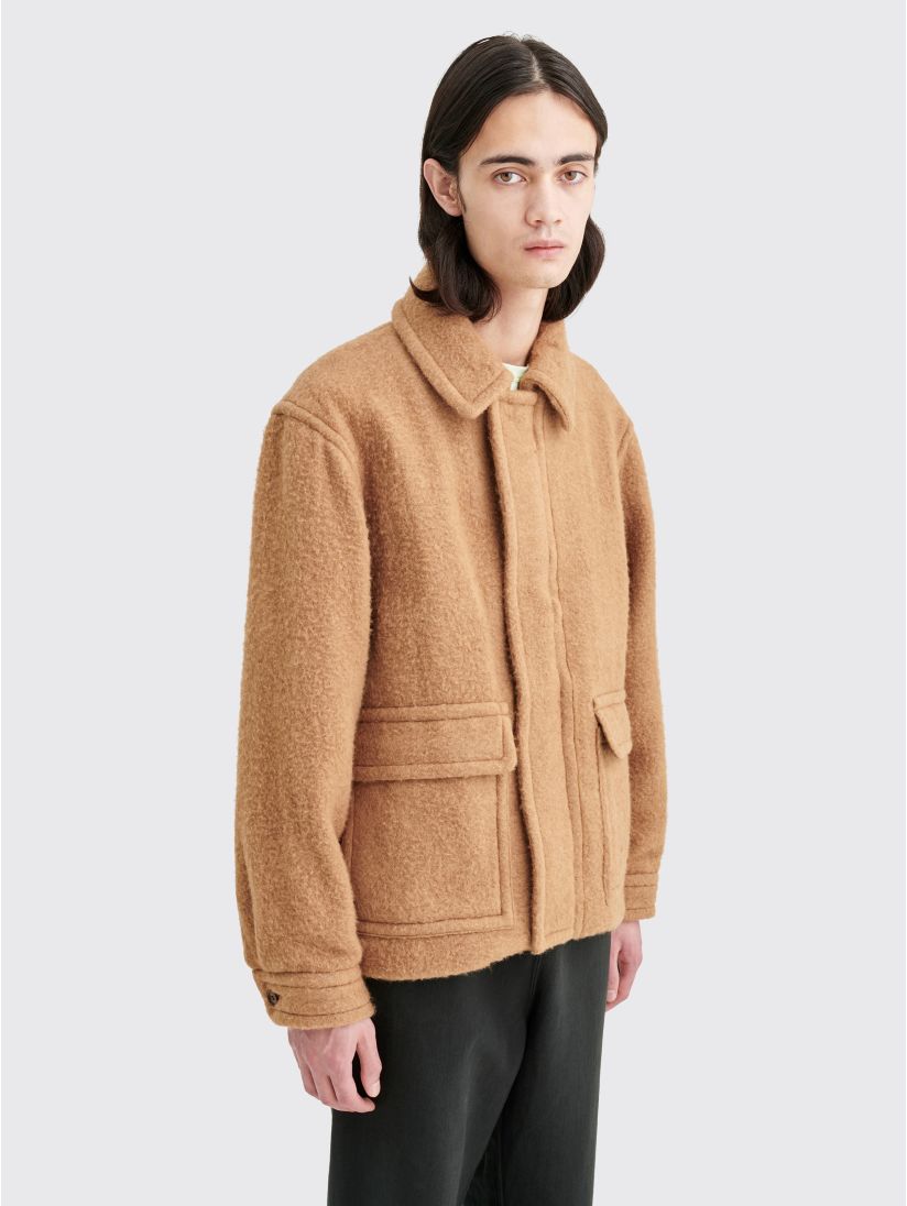 ジャケット・アウター BABY CAMEL BRUSHED MELTON BLOUSON 22aw BRUSHED BABY CAMEL MELTON BLOUSON AURALEE BRUSHED BABY CAMEL