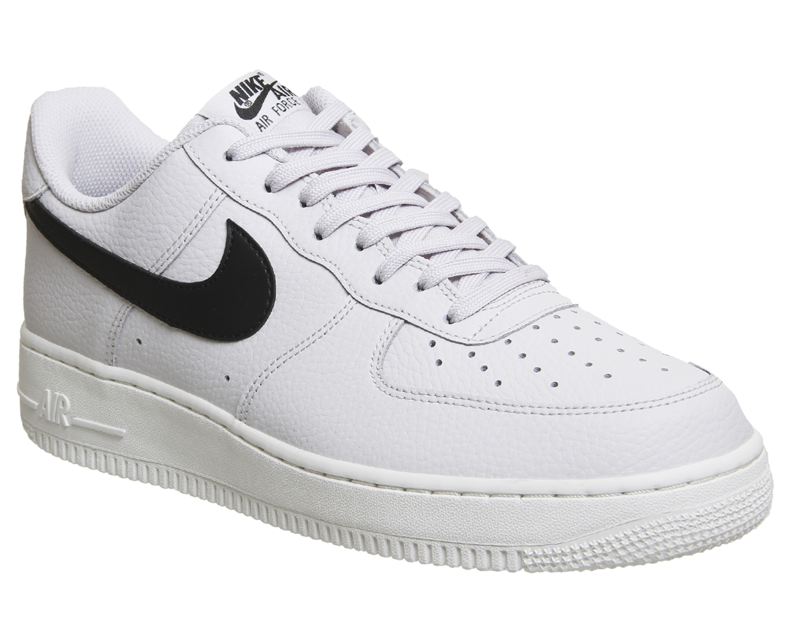 black nike air force trainers