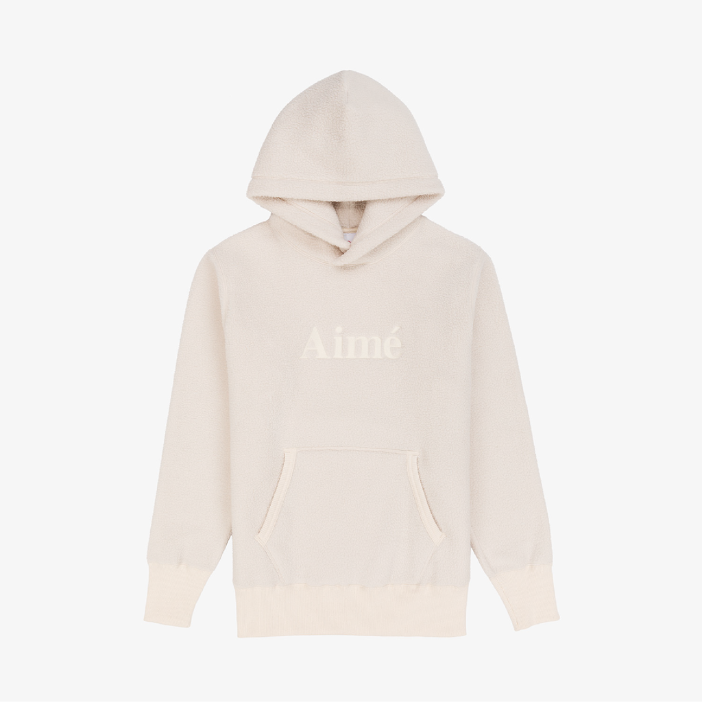 Very Goods | Deep Pile Kanga Hoodie - Cream – Aimé Leon Dore
