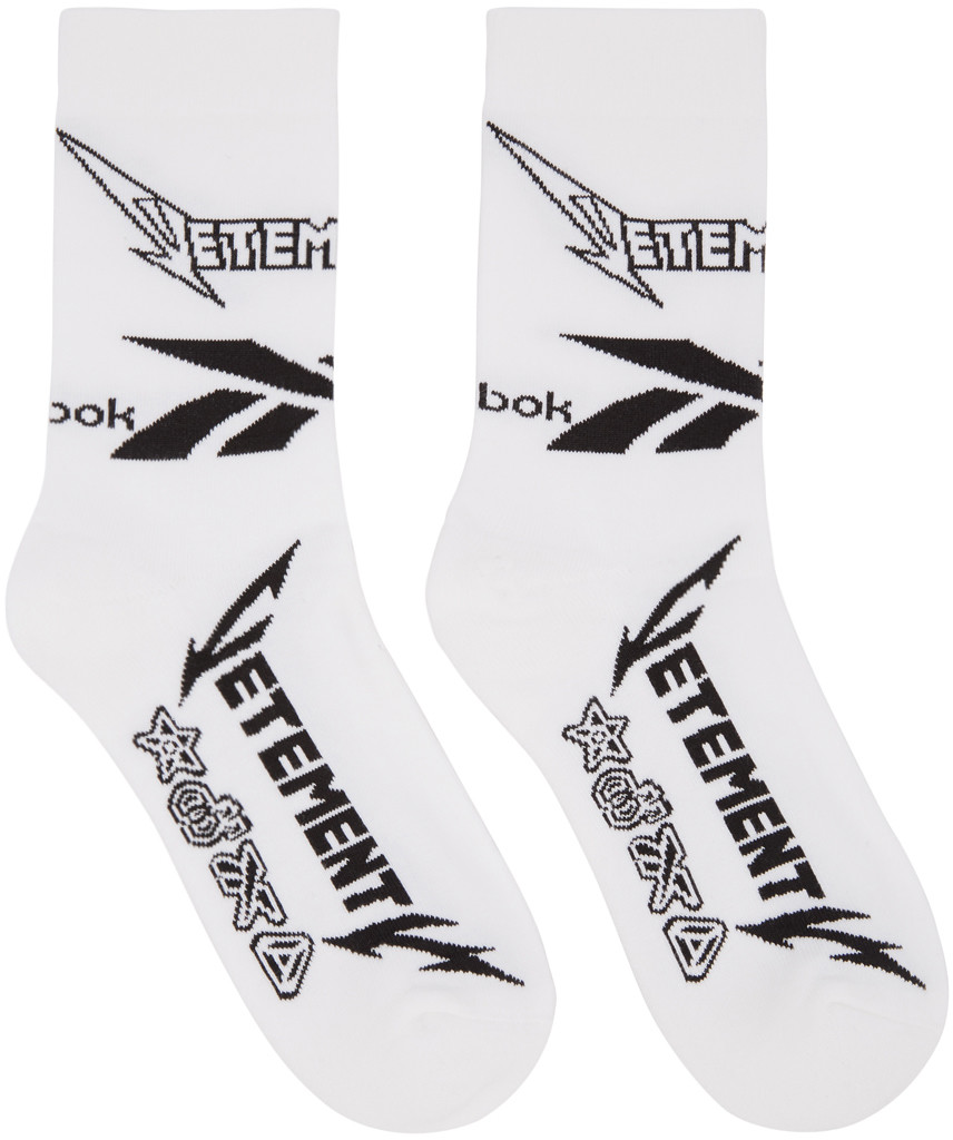 vetements reebok metal socks