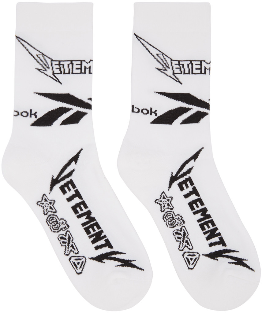 vetements reebok metal socks