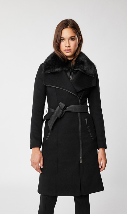 Mackage＊NORI wool coat with shearling bib＊ウールコート Mackage＊NORI wool coat with shearling bib＊ウールコート