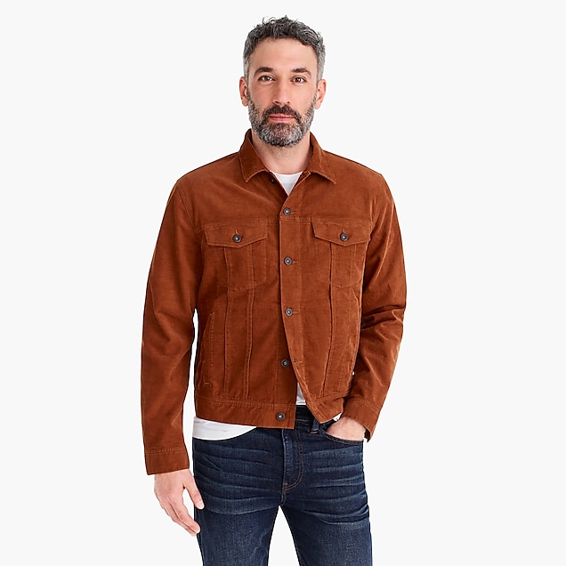 mens cord trucker jacket