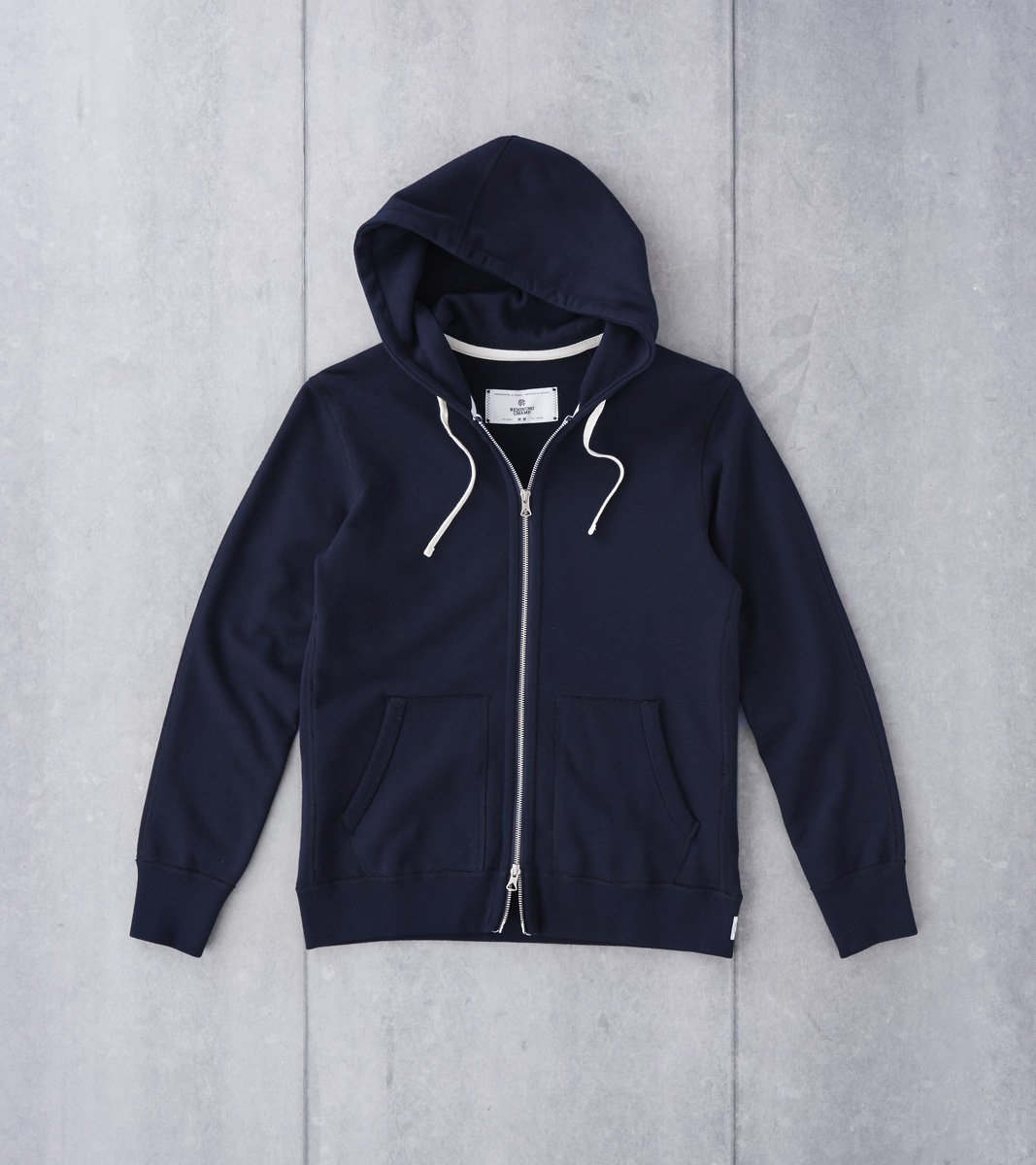 zip hoodie navy