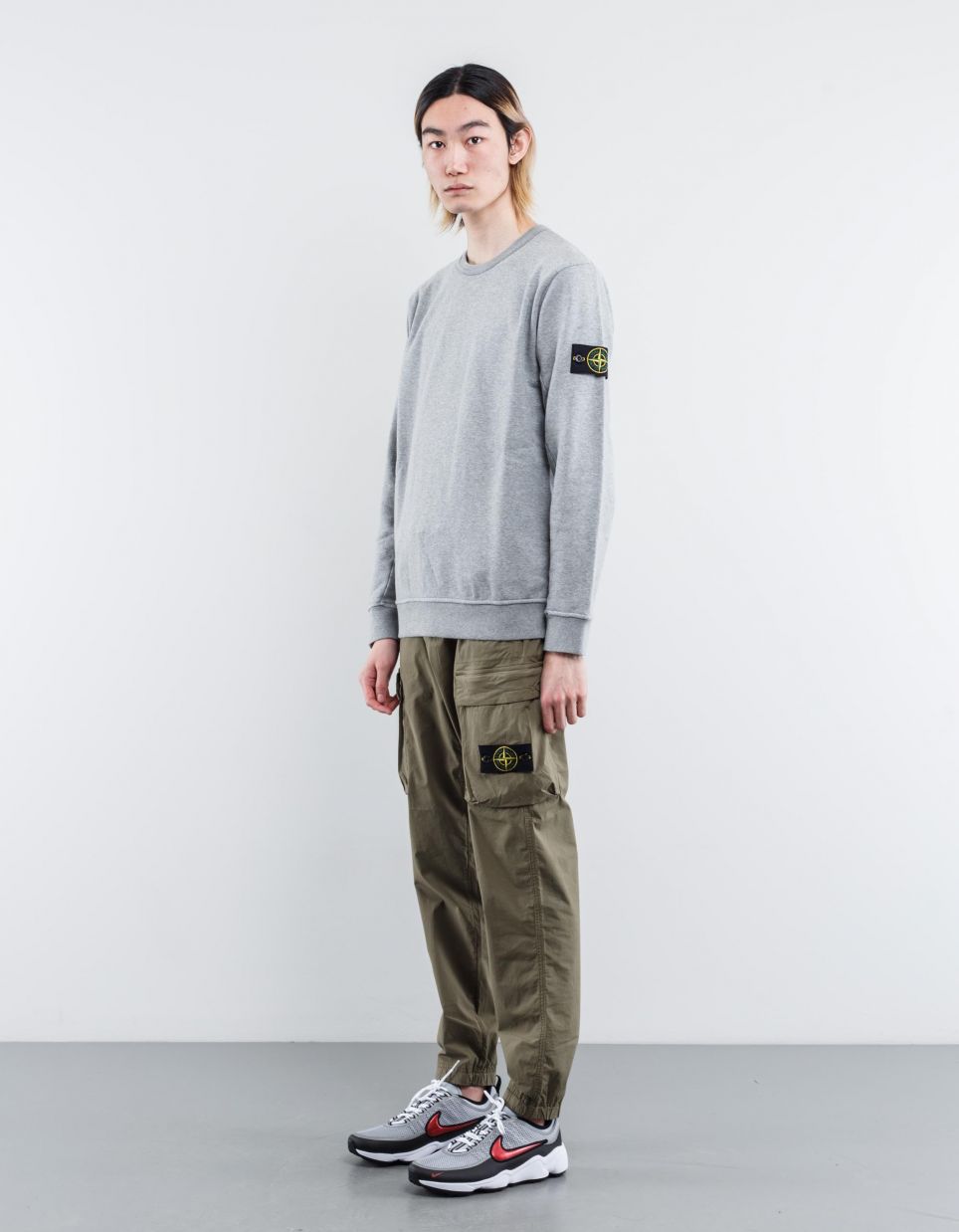 stone island stretch cargo pants
