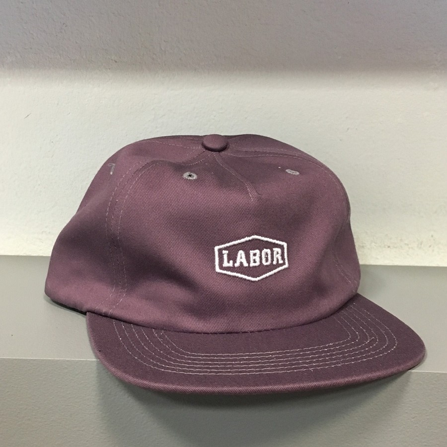 Very Goods | Labor Crest Logo Cap-Acai Hats at Labor Skateboard Shop