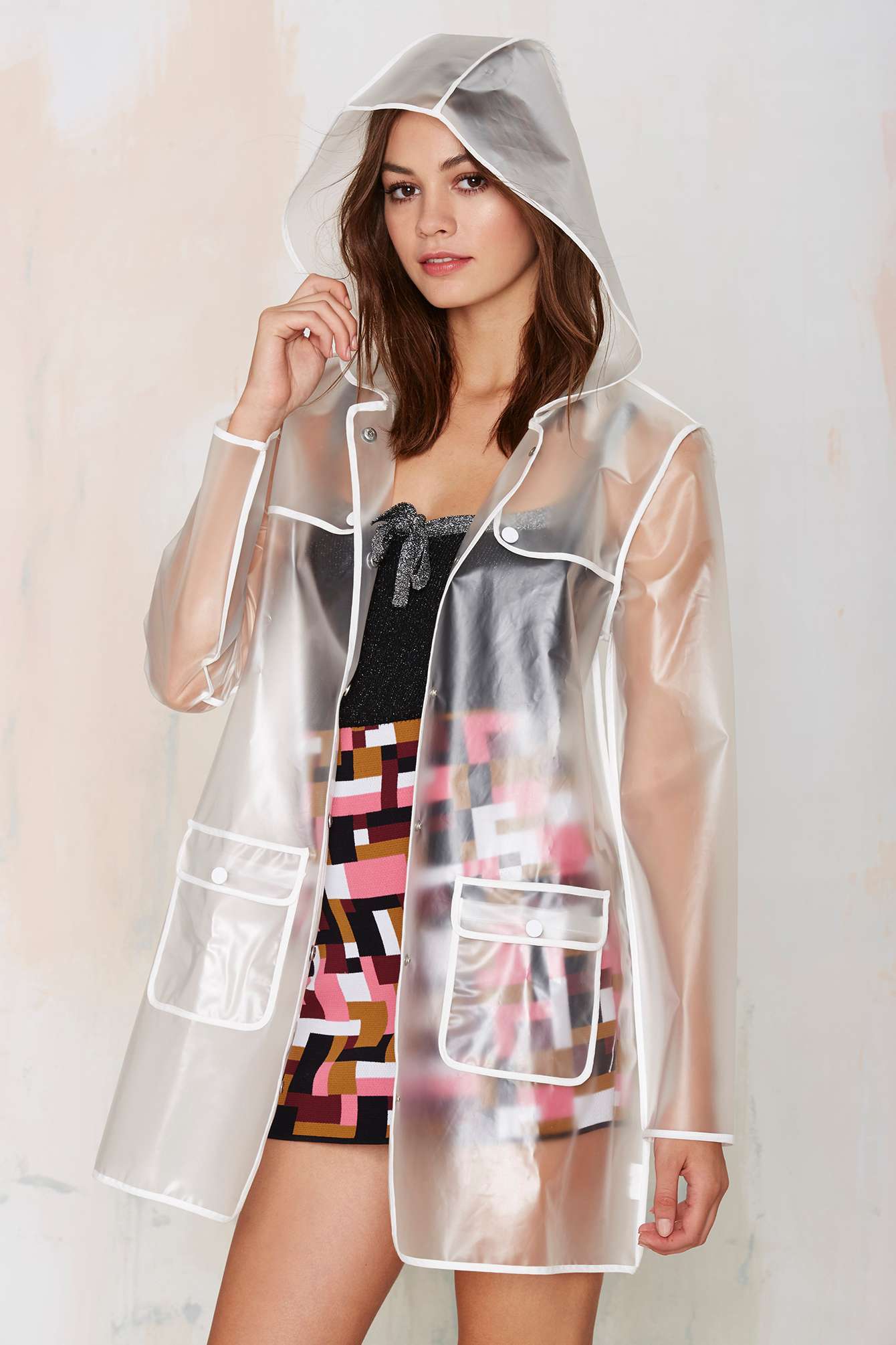 Very Goods | All Clear Plastic Rain Coat | Shop Clothes at Nasty Gal!