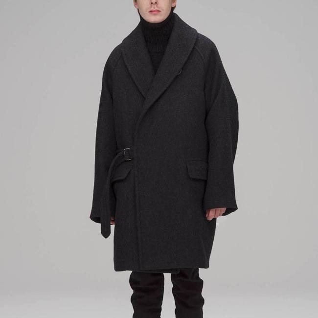 ジャケット・アウター COMOLI WOOL SHAWL COLLAR COAT Very Goods | COMOLI / wool shawl collar coat – JOHN