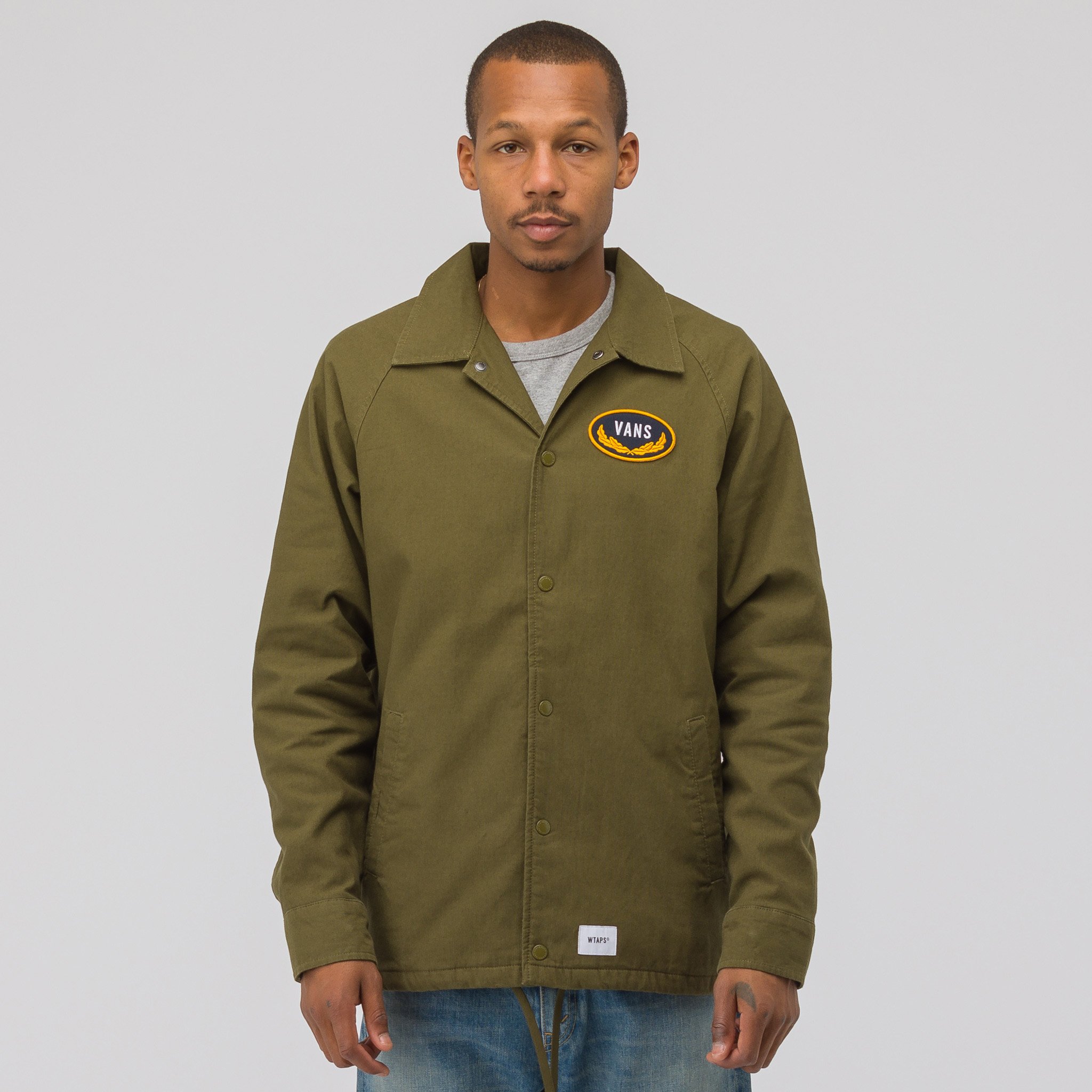 Very Goods | Vans Vault x WTAPS Torrey Coaches Jacket in Olive | Notre