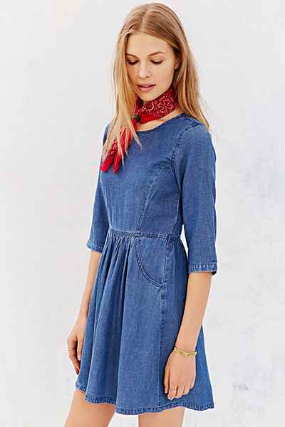 bdg denim dress