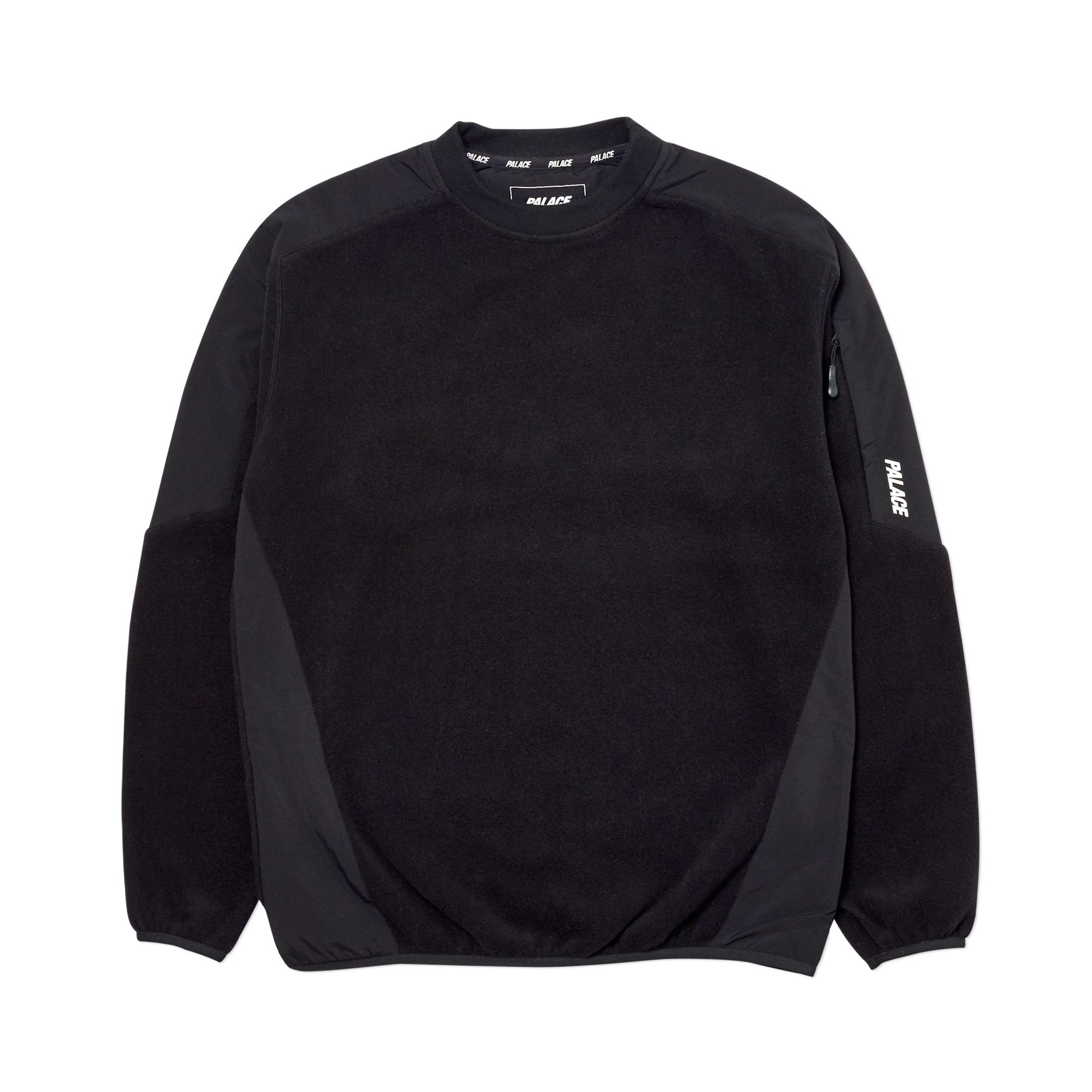 Very Goods | Palace Polartec Lazer Crew (Black) – Dover Street Market