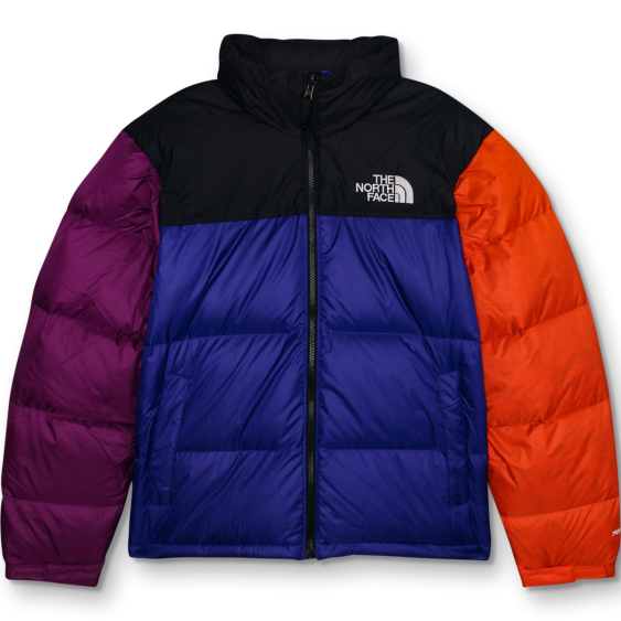 north face multicolor coat