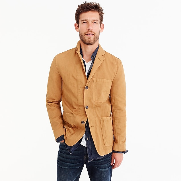 Very Goods Men S Wallace Barnes Garment Dyed Chore Blazer