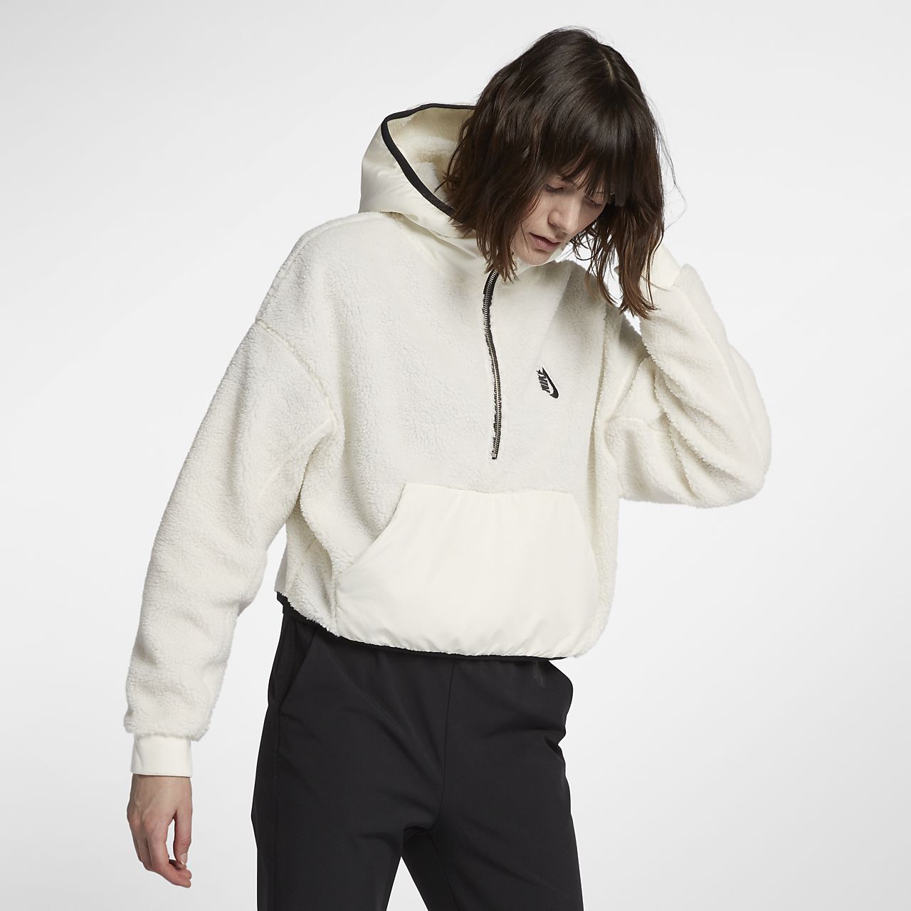 womens nike sherpa hoodie