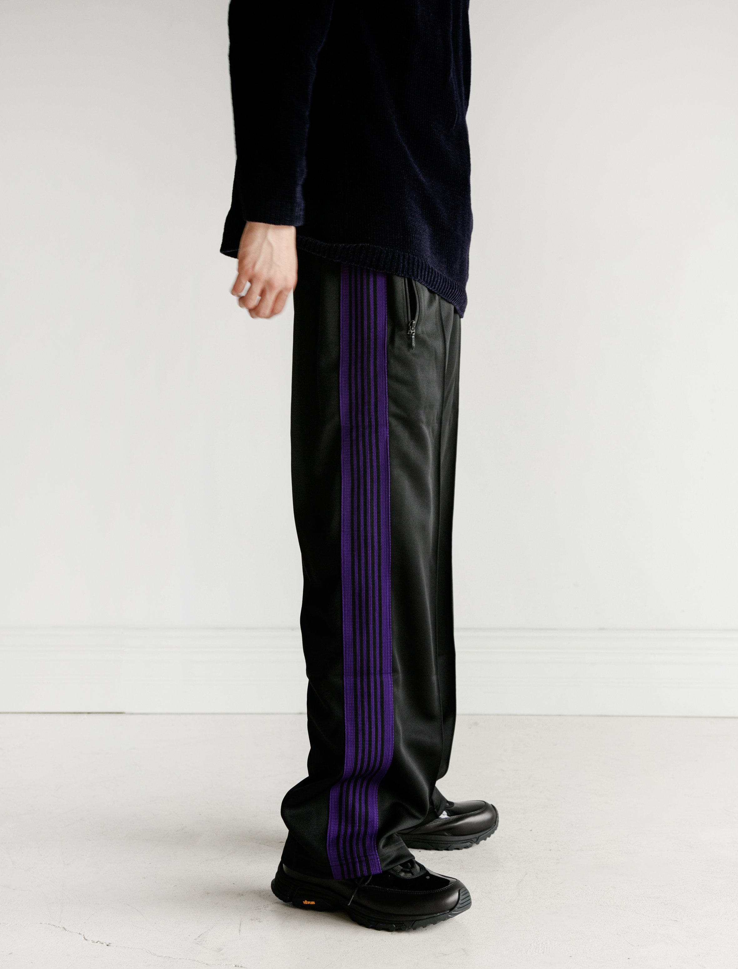 Needles Track Pant Poly Smooth Navy - Calico Club