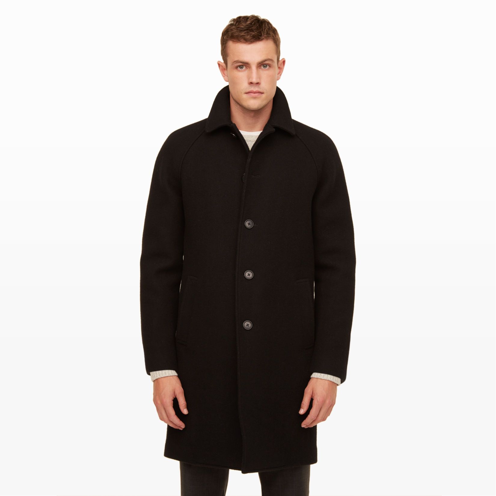 Very Goods RaglanSleeve Topcoat Outerwear Men at Club Monaco