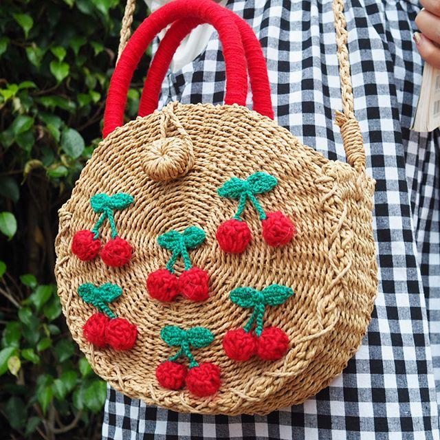 Very Goods | BF - Small Red Cherry Jute Bag – MushroomHK