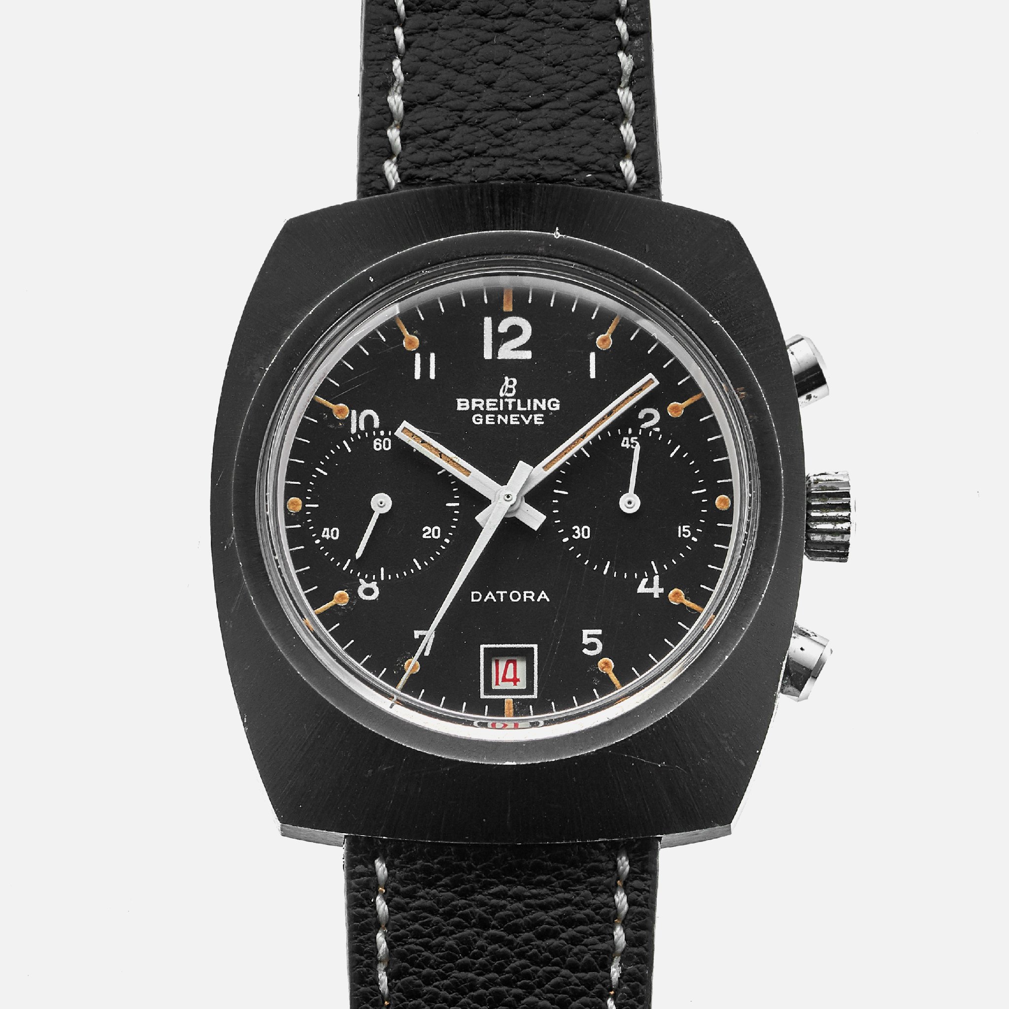 Very Goods 1970s Breitling Datora Black PVD Reference 2033 HODINKEE Shop