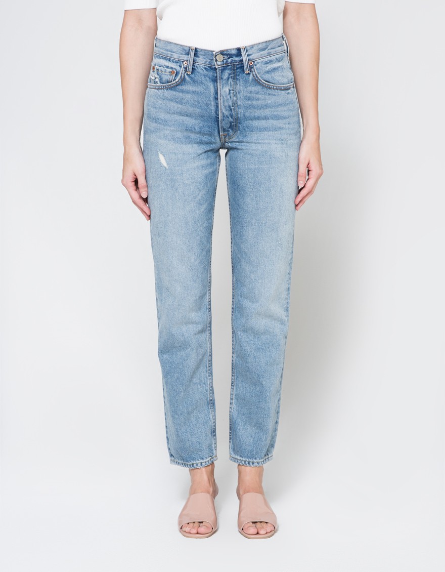 high rise straight jean