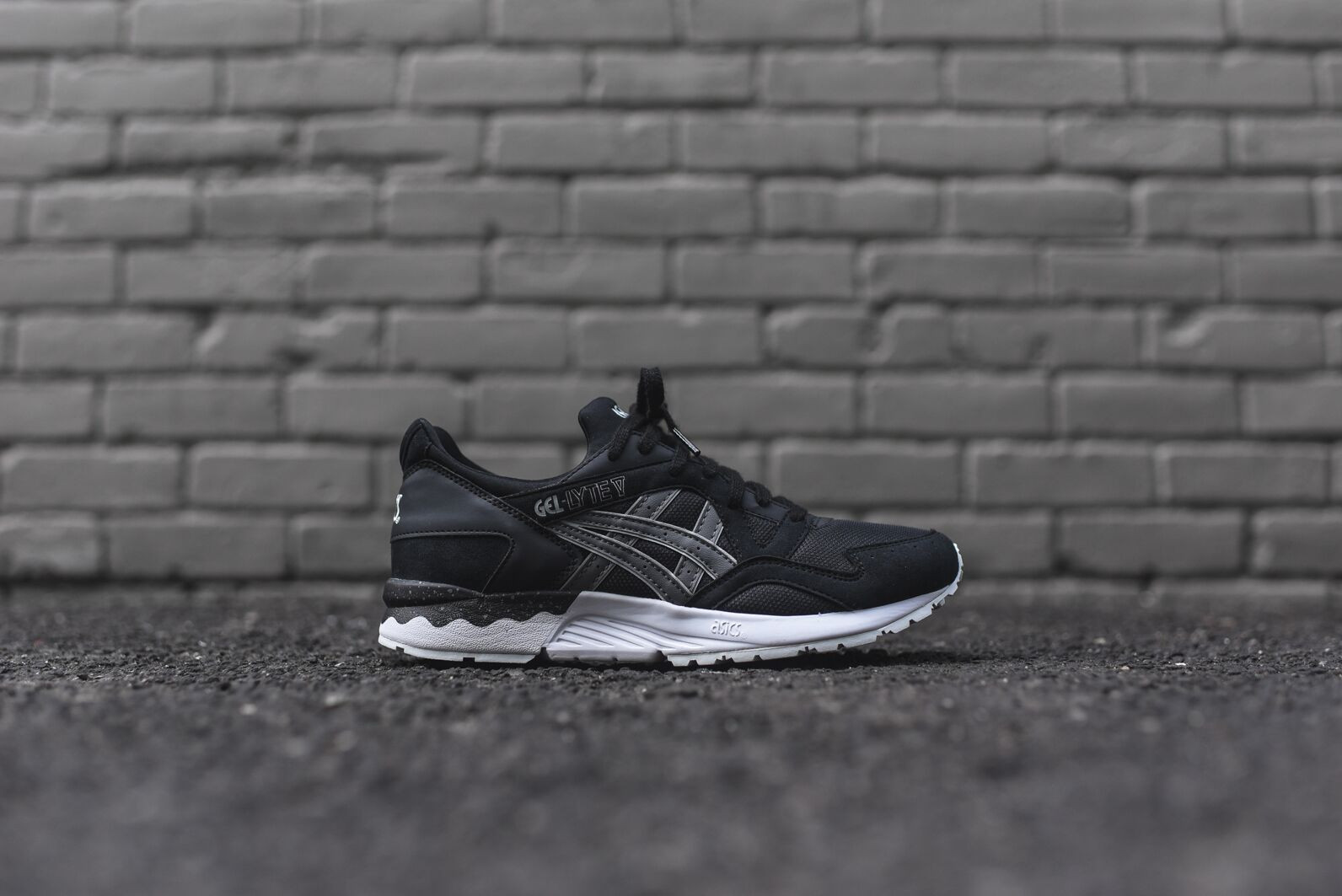 asics gel lyte v black grey