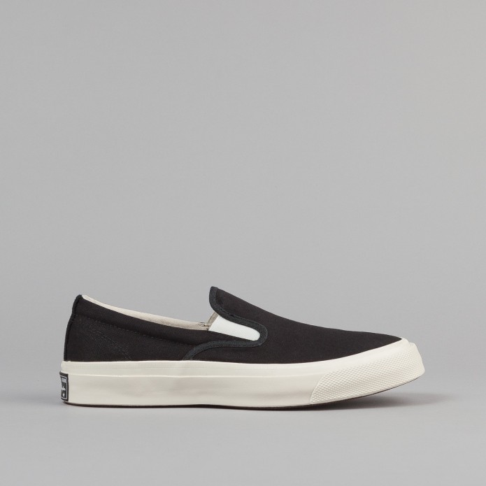 Very Goods | Converse Deck Star 70 Slip Shoes - Black / White / Egret |  Flatspot