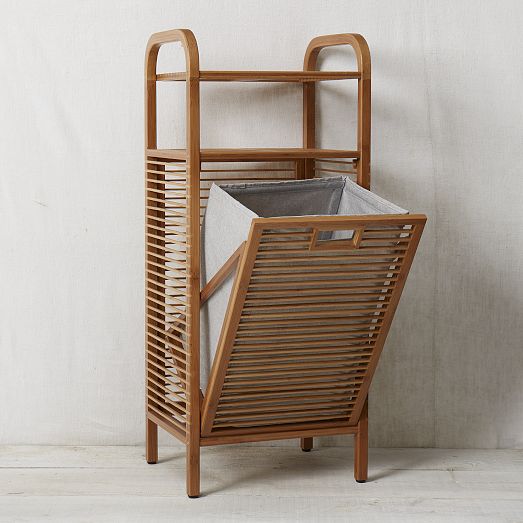 Very Goods Bamboo Laundry Hamper Ritz