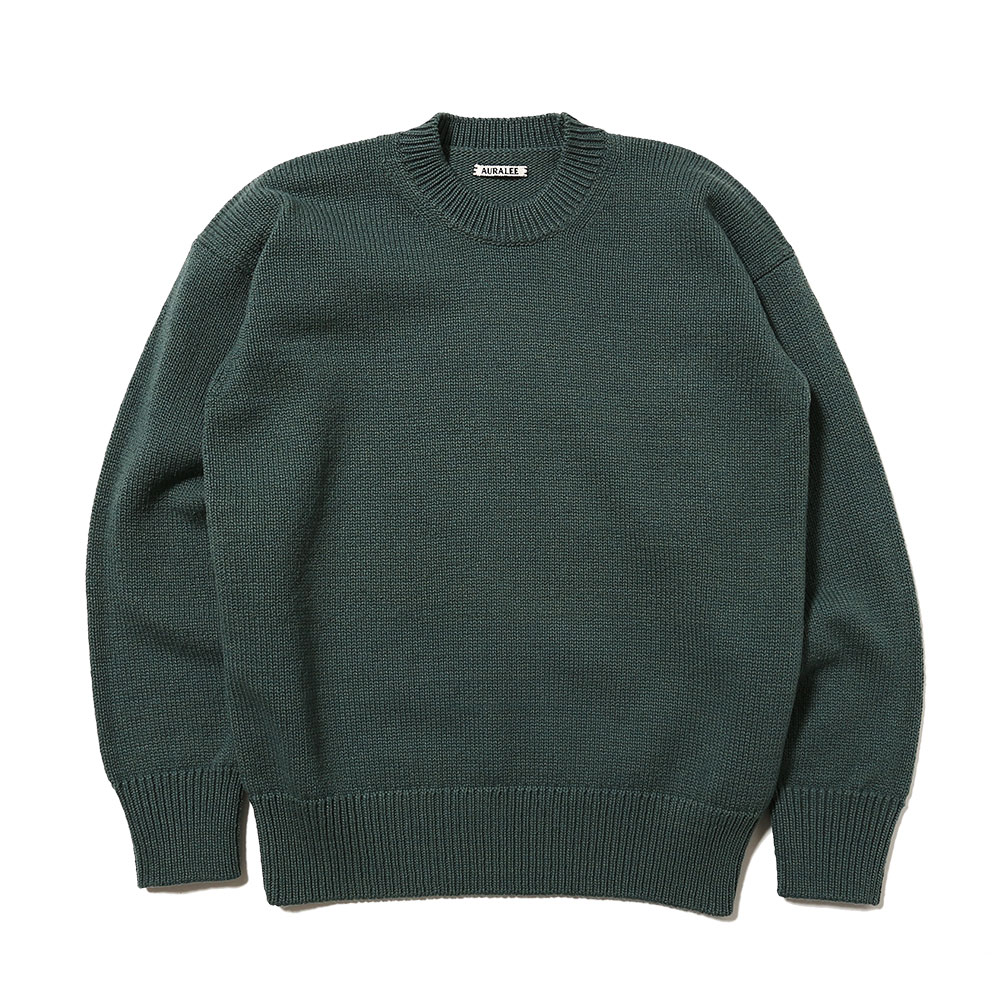 Very Goods | FELT WOOL YARN KNIT P/O BLUE GREEN / AURALEE Very Goods | FELT WOOL YARN KNIT P/O BLUE GREEN / AURALEE