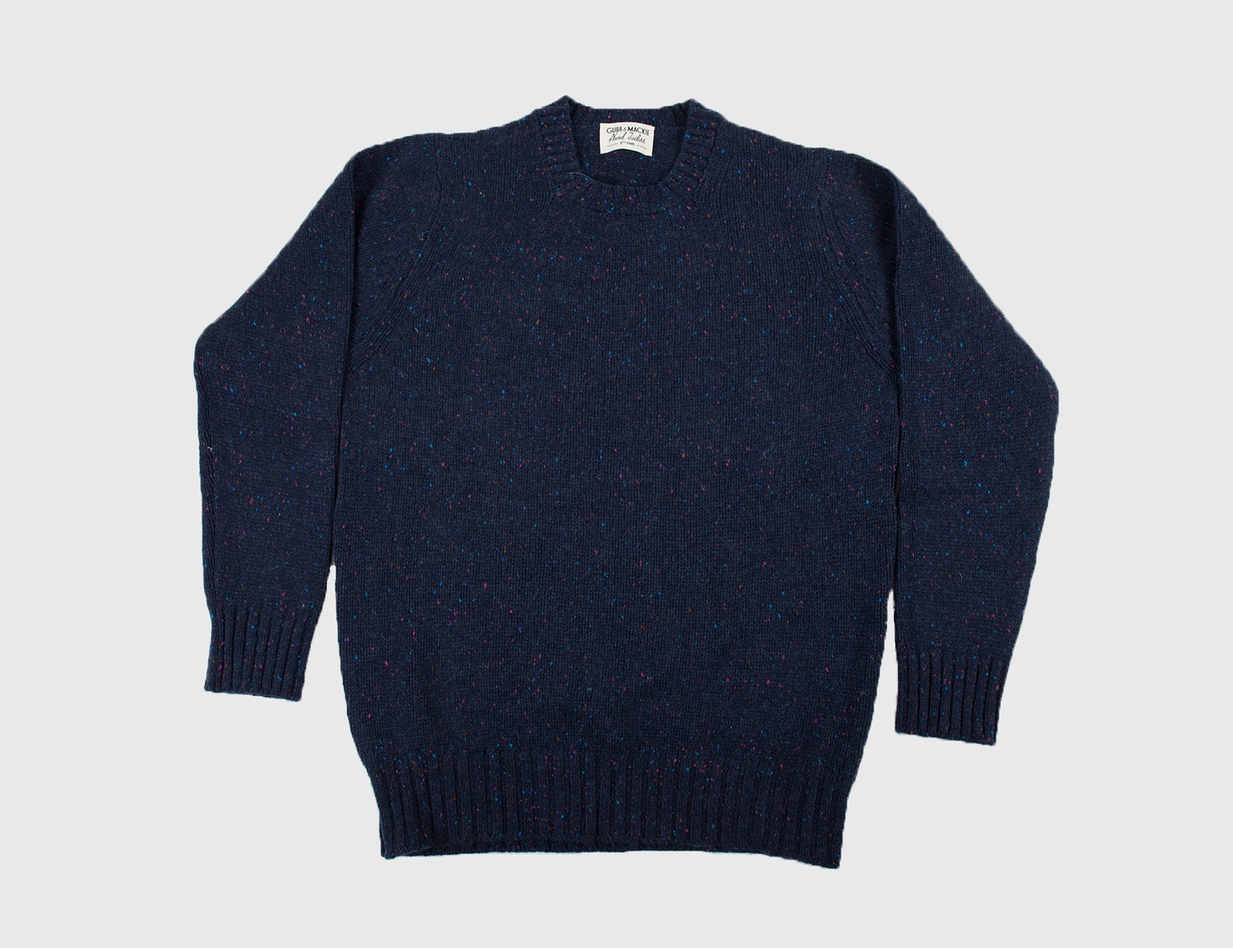 Very Goods | Donegal Crewneck Jumper Navy – Knitwear – Gubb & Mackie ...