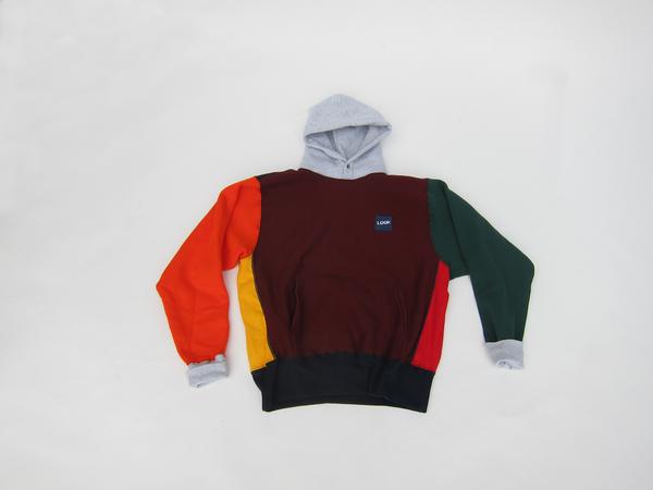 Very Goods | MULTI-COLOR SIGNATURE SNAP HOODIE—LQQK