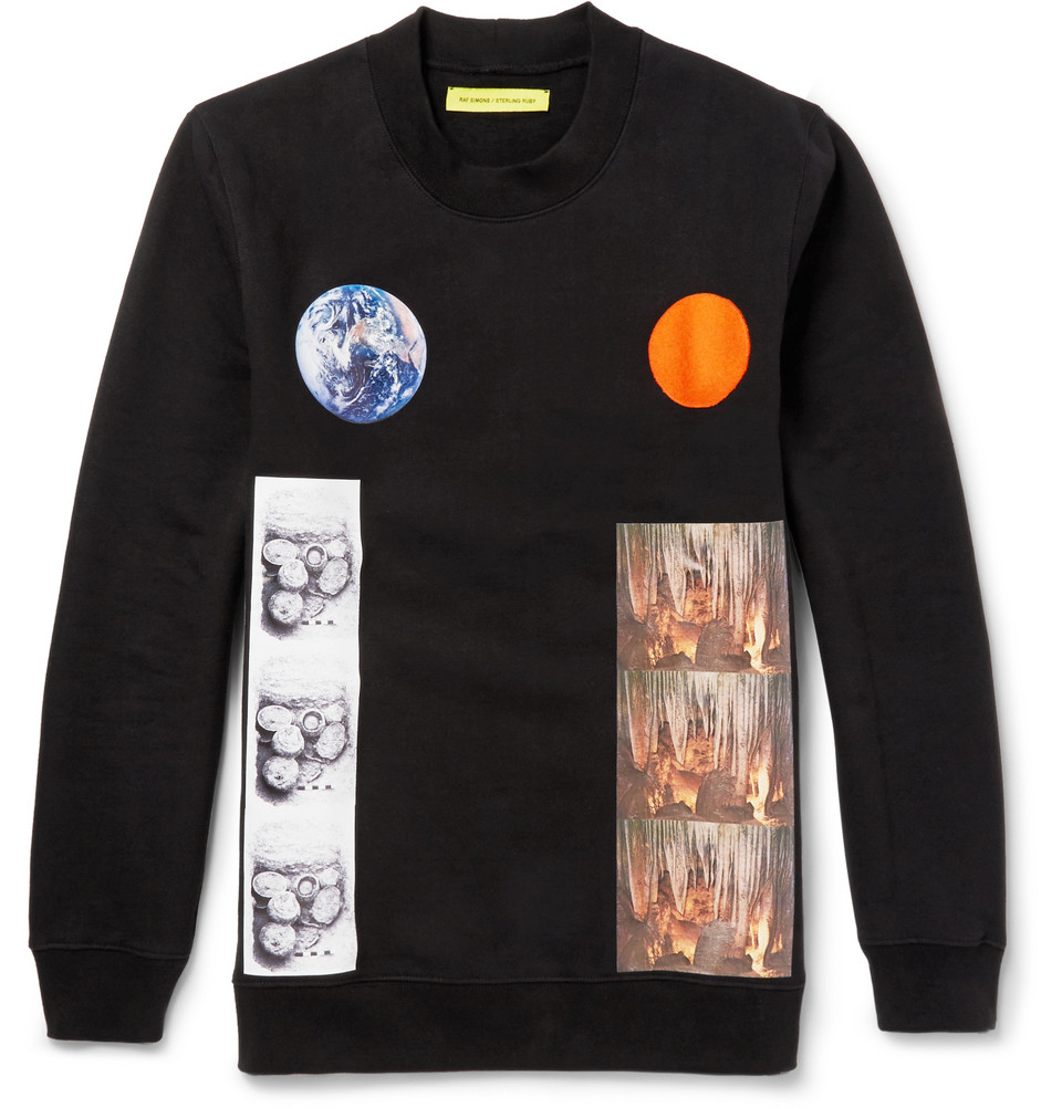 【 RAF SIMONS】COLLAGE-PRINT SWEATSHIRT/L Raf Simons SS21 'Class Portrait Collage' Crewneck (2021
