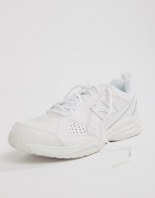 New Balance 624 Trainers In White MX624AW4