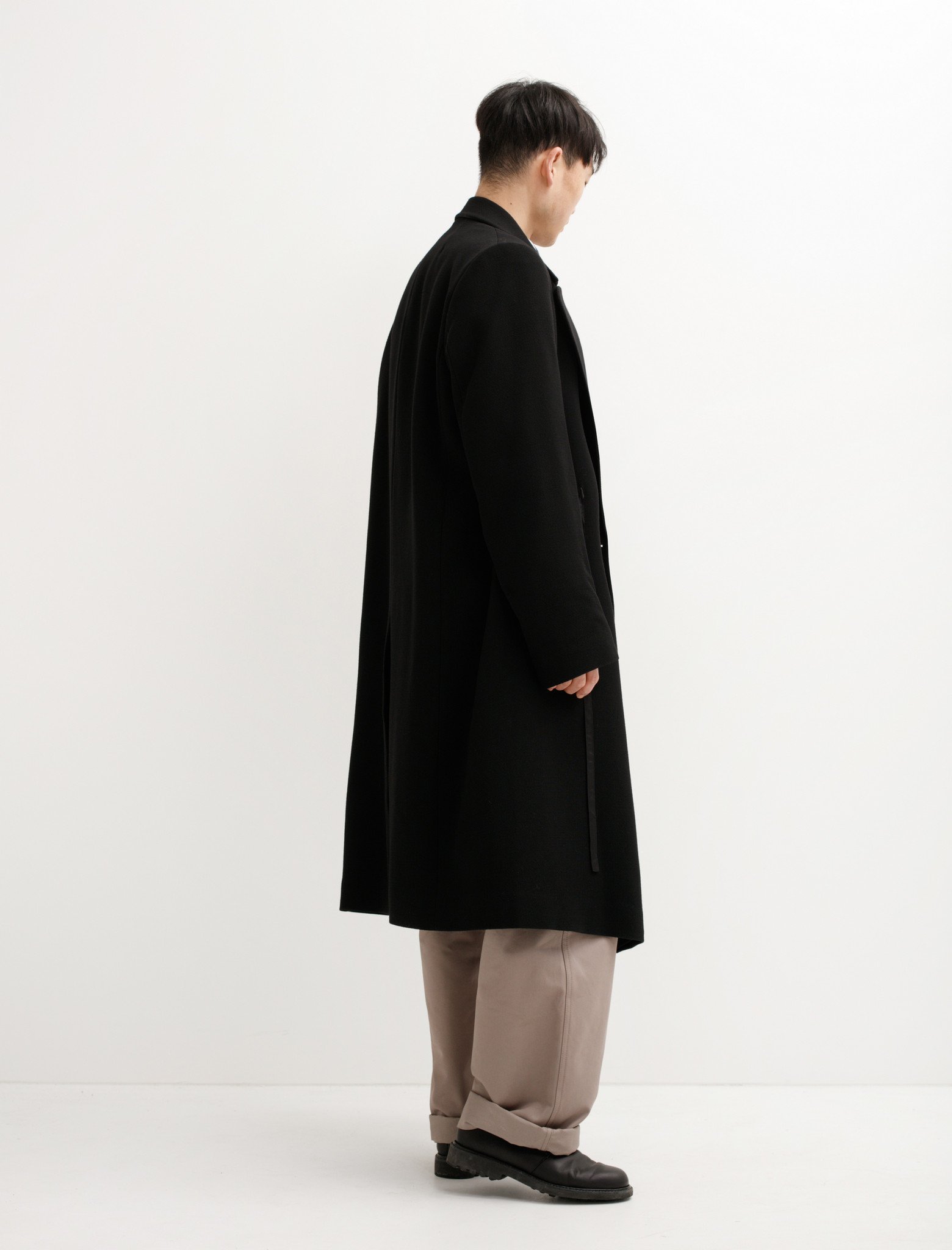 ジャケット・アウター HED MAYNER BLK/CHCKS CORCOVADO OVERCOAT 7c462527e5d1035a944b3523dc0b64