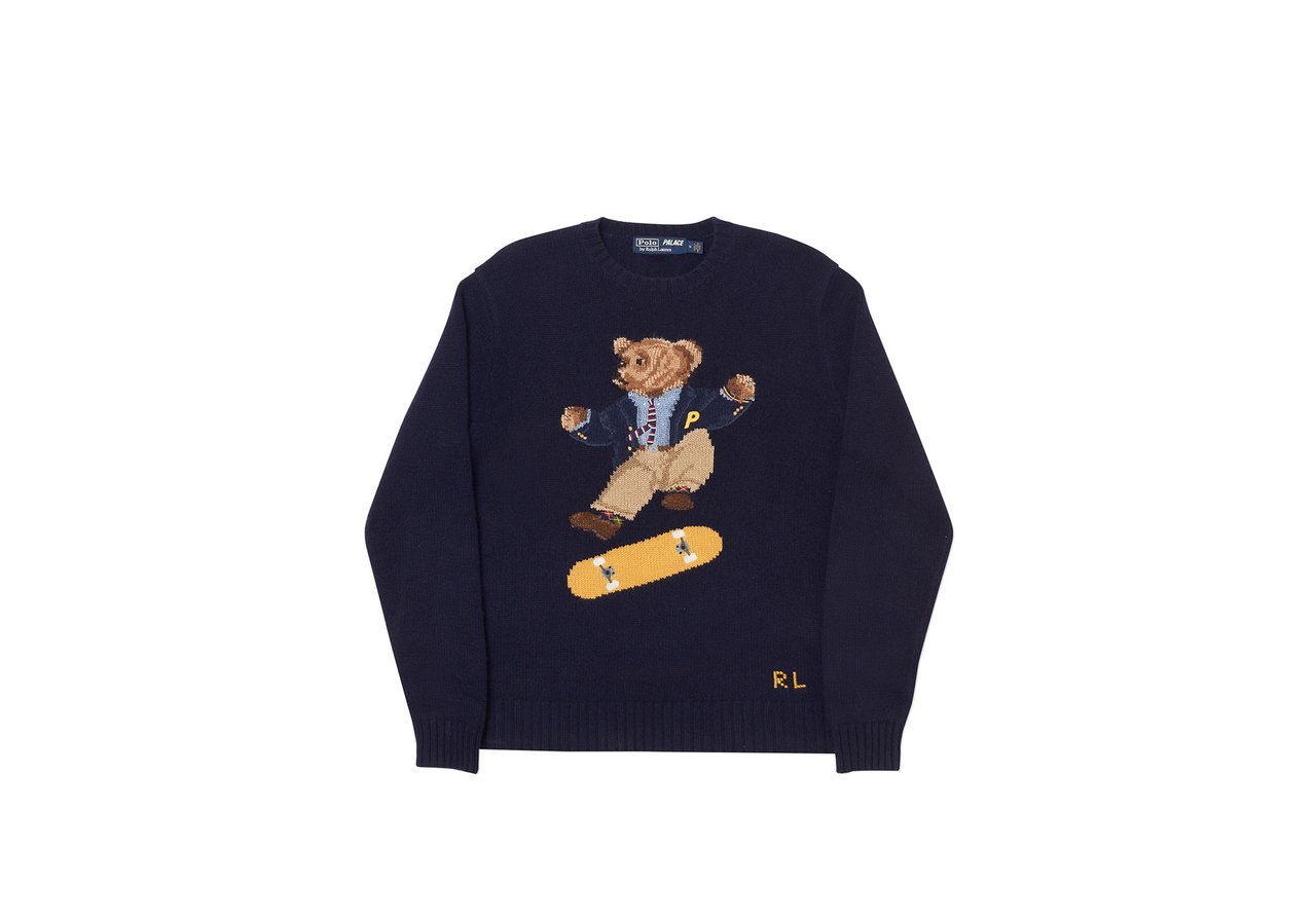 palace polo bear sweater