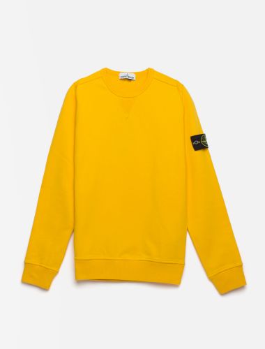 stone island crewneck yellow